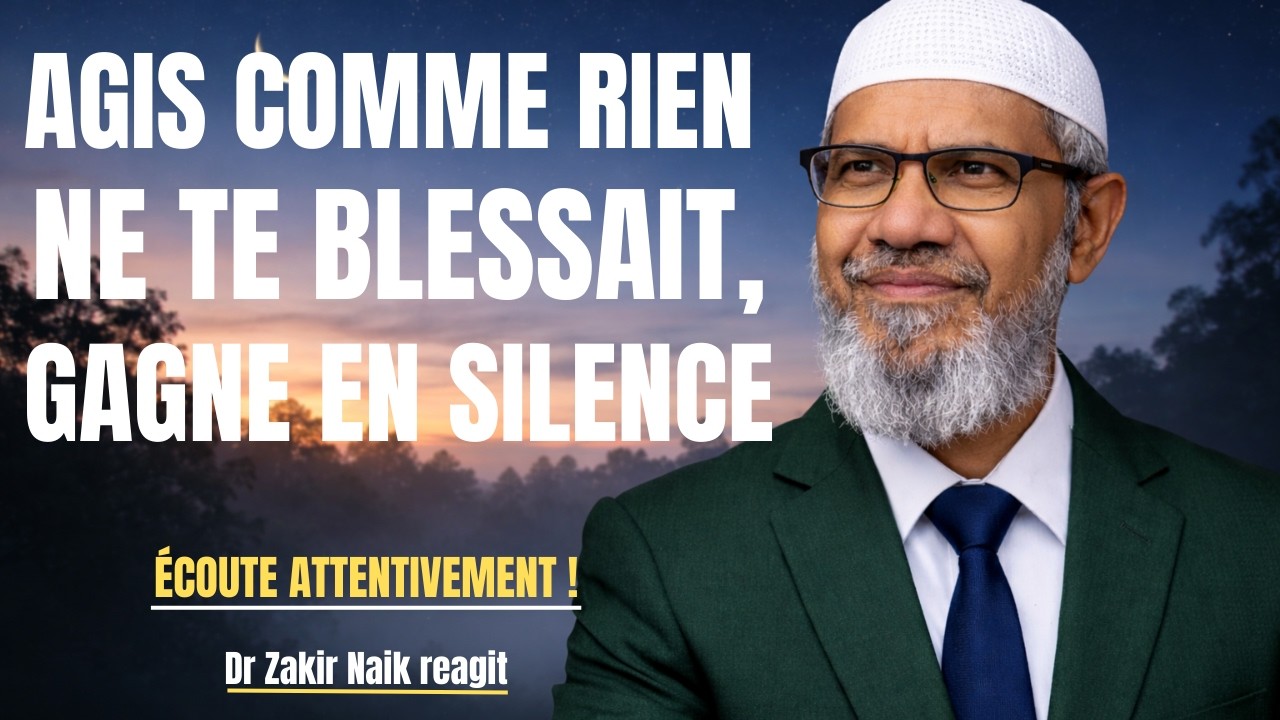 APPRENDS À RÉAGIR COMME SI RIEN NE TE BLESSAIT |Dr Zakir Naik