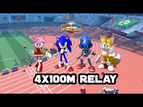 Mario Sonic At The Tokyo 2020 Olympic Games 4x100m Relay 66 Team Amy