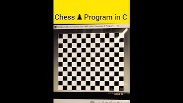 Draw a Chess ♟️ Board using Graphics #programming  #shorts  #viral #c
