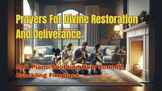 Prayers For Divine Restoration And Deliverance|Soft Paiano|Calm Rainfall|Crackling Fireplace screenshot 5