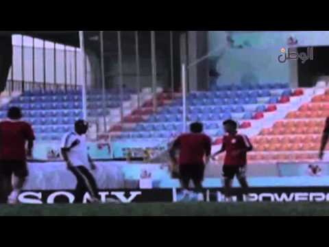 منتخب الشباب يجري تمرينه الأول على أستاد جامعة البحر الأبيض