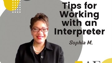 Tips for Teachers- Working with an Educational Interpreter