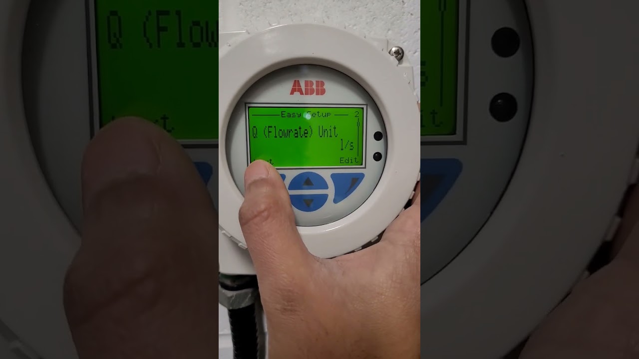 How to Set Parametere in ABB Flowmeter