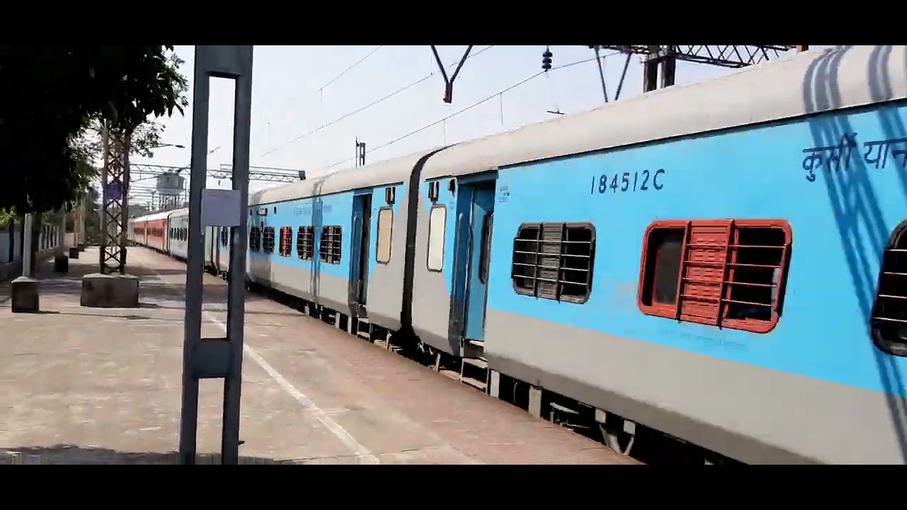 Viswa Bharati Fast Passanger - LHB rack