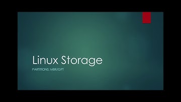 Linux Storage - Partitions #HowTo