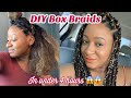 DIY Box Braids in Under 4 Hours on Natural Hair | Elastic Method