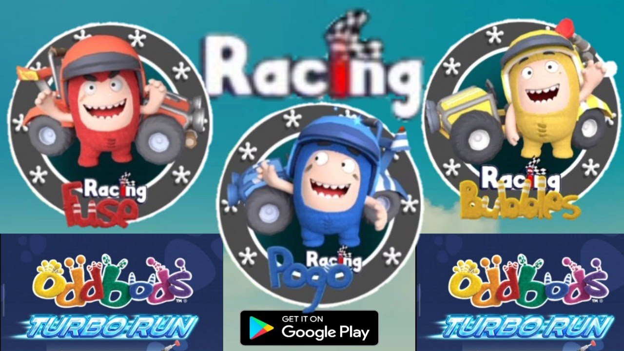ODDBODS TURBO RUN | RACING FUSE VS RACING POGO VS RACING BUBBLES | PART III