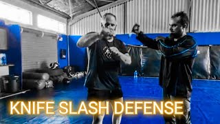 slash knife defense