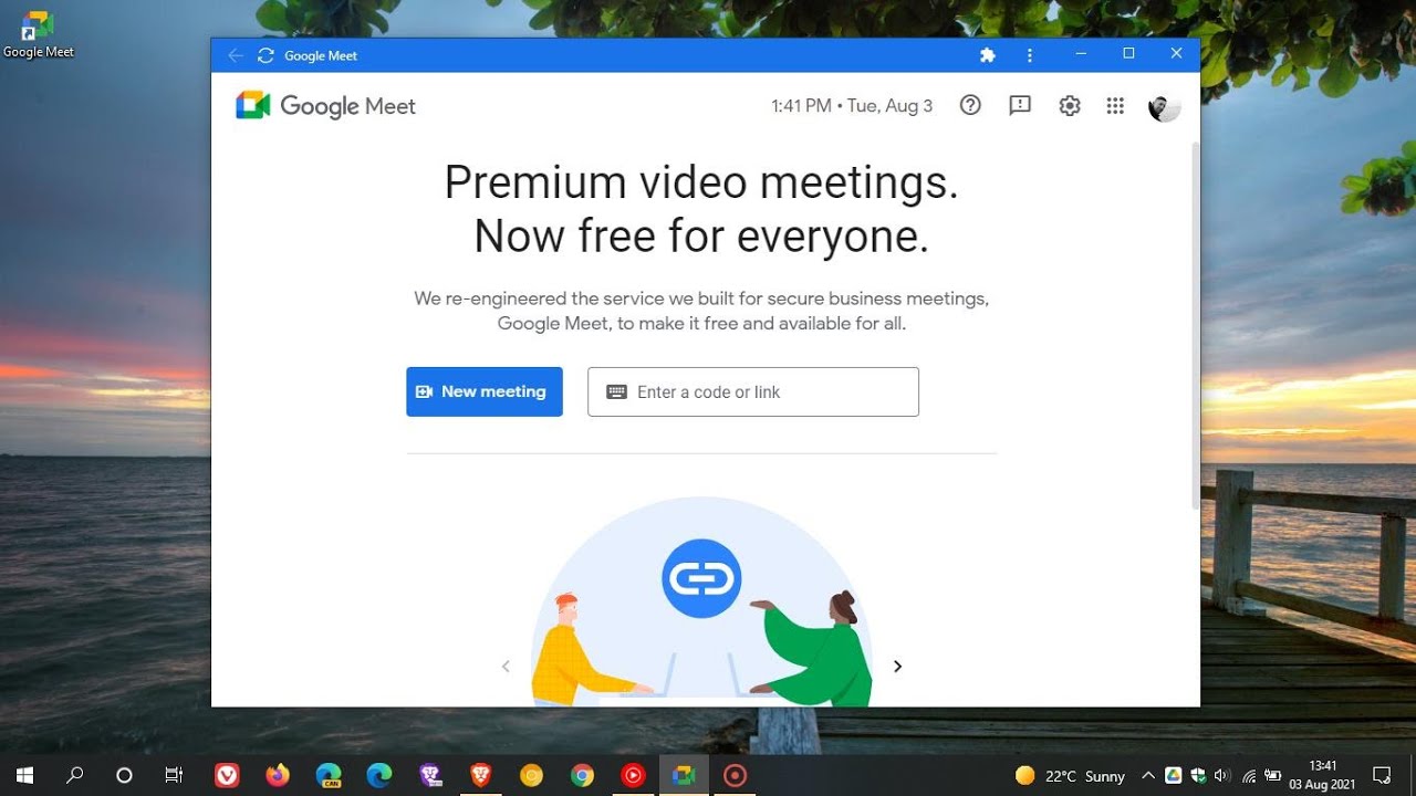 Google Meet is now available as a Progressive Web App... - youtube