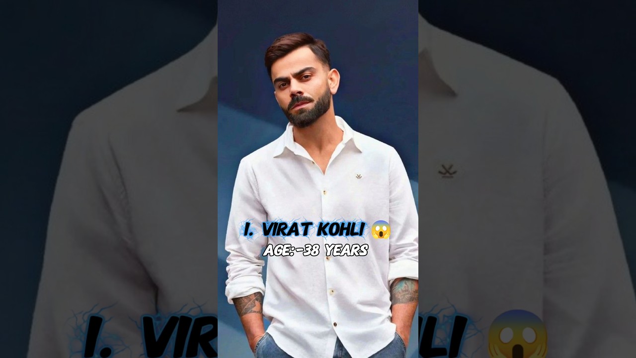 Top 10 indian cricketers with Their real age in 2026