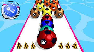 A-Z Run - All Levels Gameplay Android, iOS ( Level 1405 - 1419 )