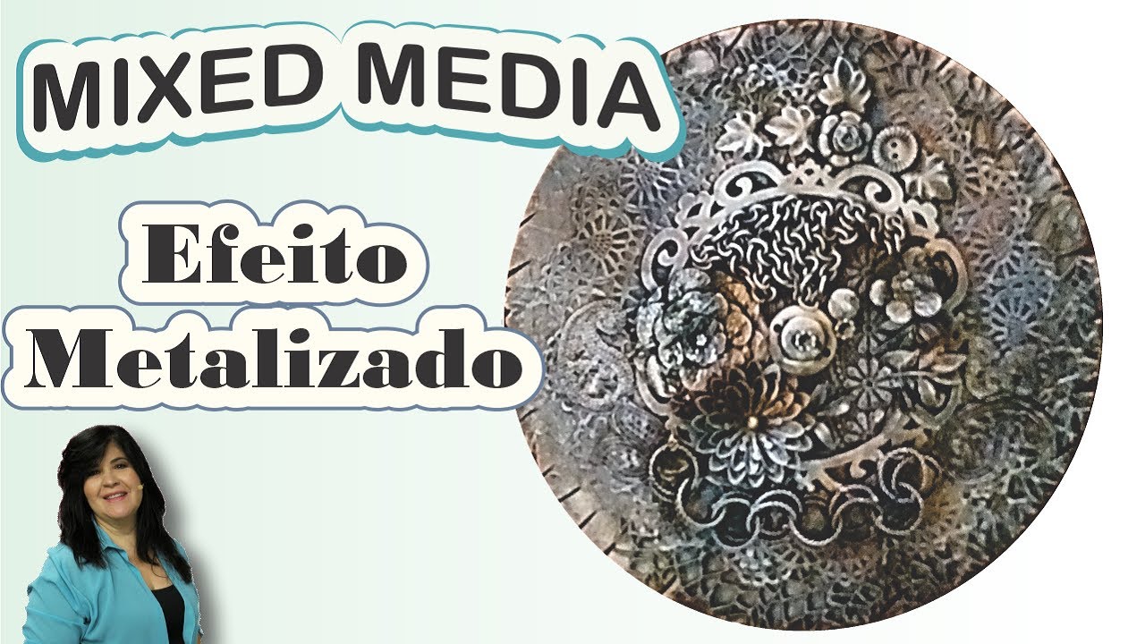 Série Técnica MIXED MEDIA – Efeito Metalizado