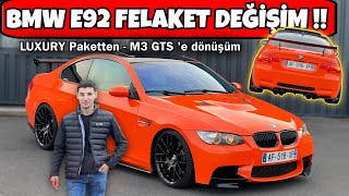 BMW E92’yi Fransa’da Modifiye ettik M3 GTS yaptık ! Kaderi değişti !! 330d