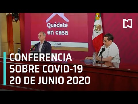 Conferencia Covid-19 en México - 20 de Junio 2020