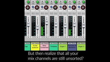 Sorting Mix Channels: Reason QuickTips