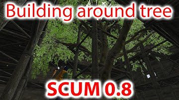 SCUM 0.8 | Base with a tree inside for PvE/Singleplayer - Modular base building idea