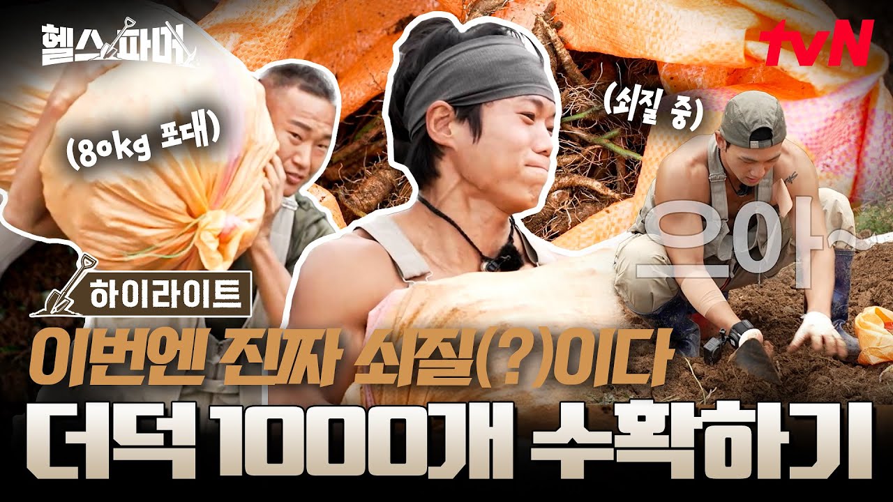 진짜 헬짱은 농사하면서 중량 친다💪 더덕 80kg 수확하려고 근육 총동원‼️#highlight #헬스파머 EP.2