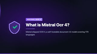 What is Mistral Ocr 4