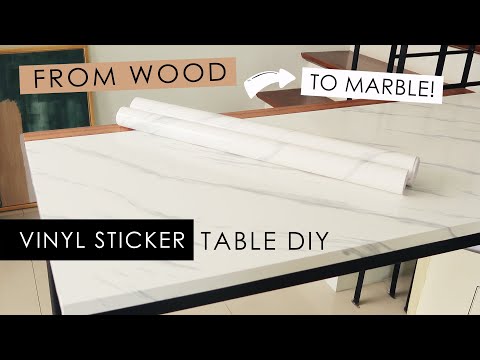 Video: Self-adhesive Film For Furniture (32 Photos): Decorative Vinyl For Pasting Tables, Adhesive Furniture Film For Pasting Cabinets And Other Types