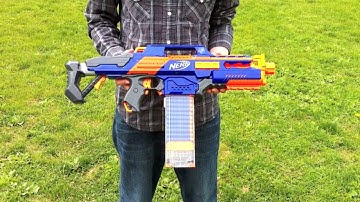 Nerf N-Strike Elite RapidStrike CS-18 - Range Test (Stock)