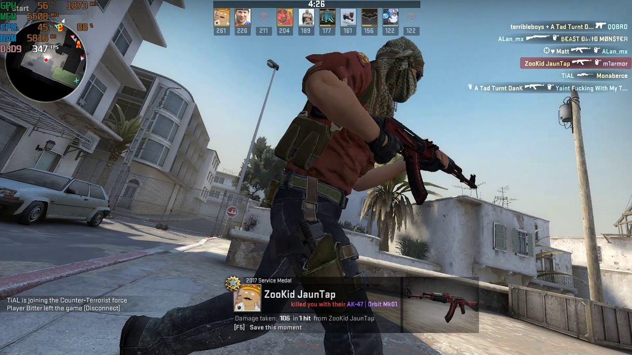 I7 8700K - GTX 1080 TI - CS GO - Lowest Settings @1080P