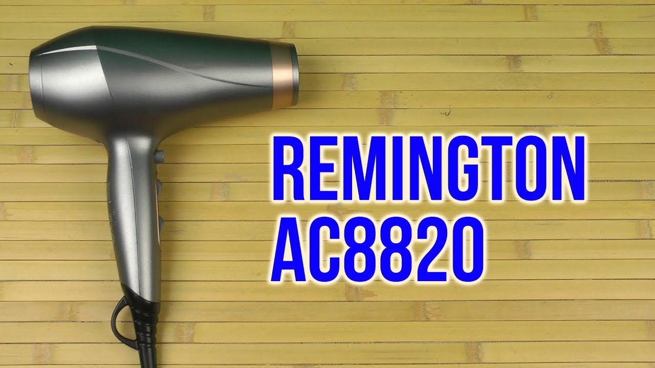 Распаковка REMINGTON AC8820 - YouTube