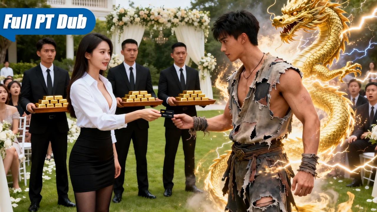 Noivo anuncia divórcio, CEO bela chega e pede casamento. #cdrama #viral