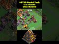 Solo DRAGON attack on Capital Peak… and it WORKED! 🔥💥 #ClashOfClans #CapitalPeak