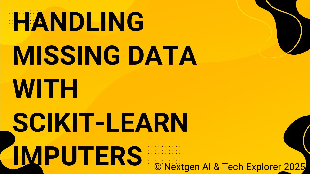 Handling Missing Data with Scikit-learn Imputers - YouTube