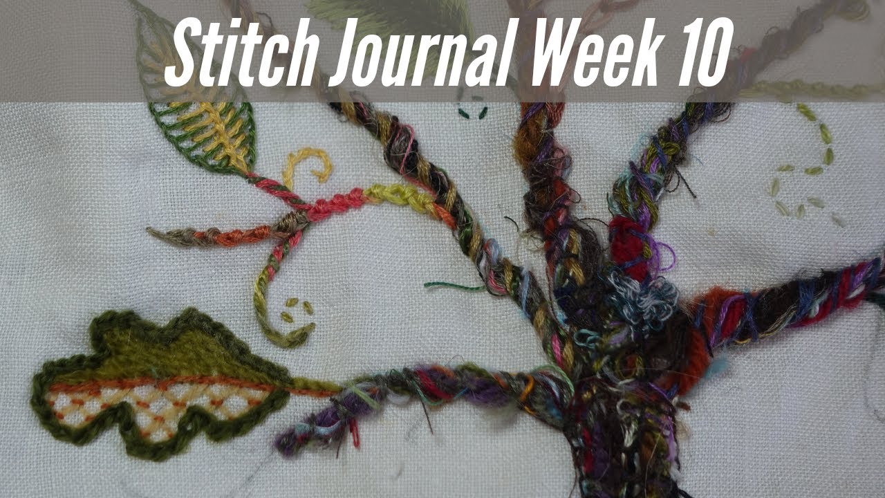 Cretan Stitch and Introducing Crewel Work with Trellis Stitch.