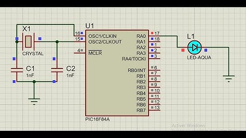 clignoter une led  avec un microcontrôleur