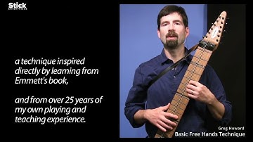 Chapman Stick Lesson Basic Free Hands Technique with Greg Howard
