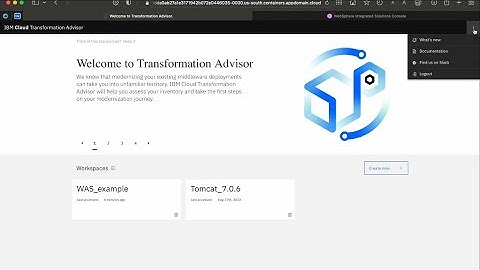 IBM Transformation Advisor 3 2 1 modernizes WebSphere & Tomcat app to container ready Liberty app