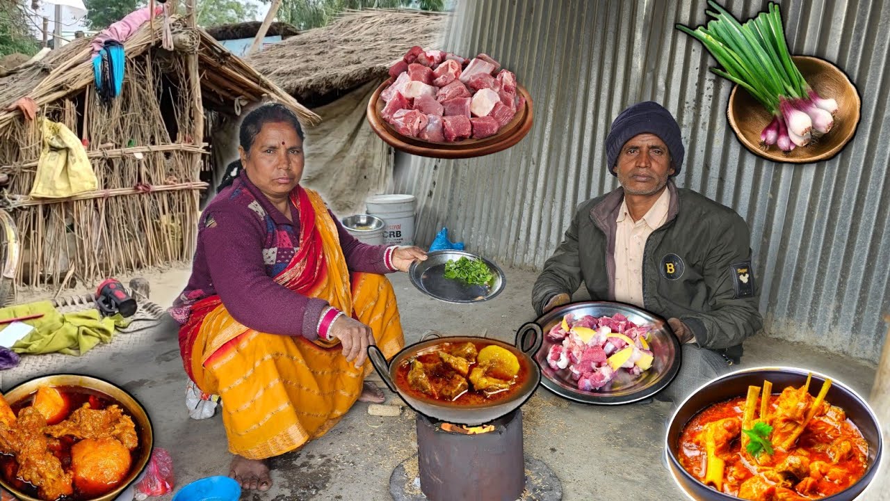 Tasty Mutton Curry | Village life and Cooking Style| Mutton curry recipe