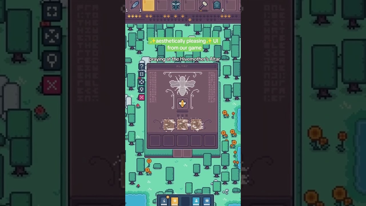 cute UI from our cozy bee game🐝 