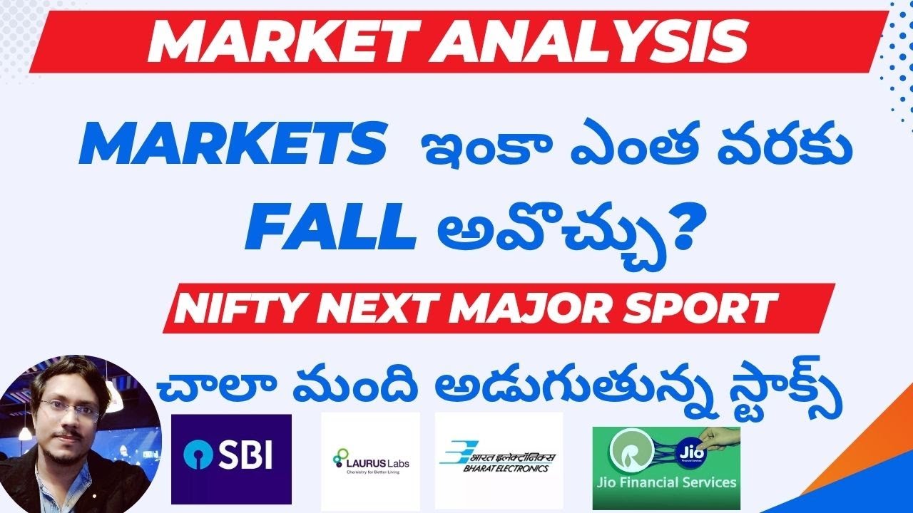 Markets  ఇంకా ఎంత వరకు Fall అవొచ్చు? | NIFTY SUPPORT | చాలా మంది అడుగుతున్న స్టాక్స్ |