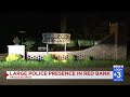 Large police presence on Paragon Drive in Red Bank Wednesday night