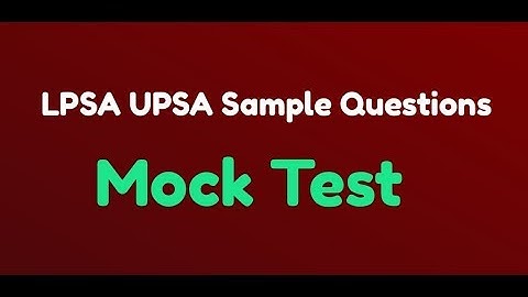 LPSAUPSA|KTET Category 2|General Science|Mock Test