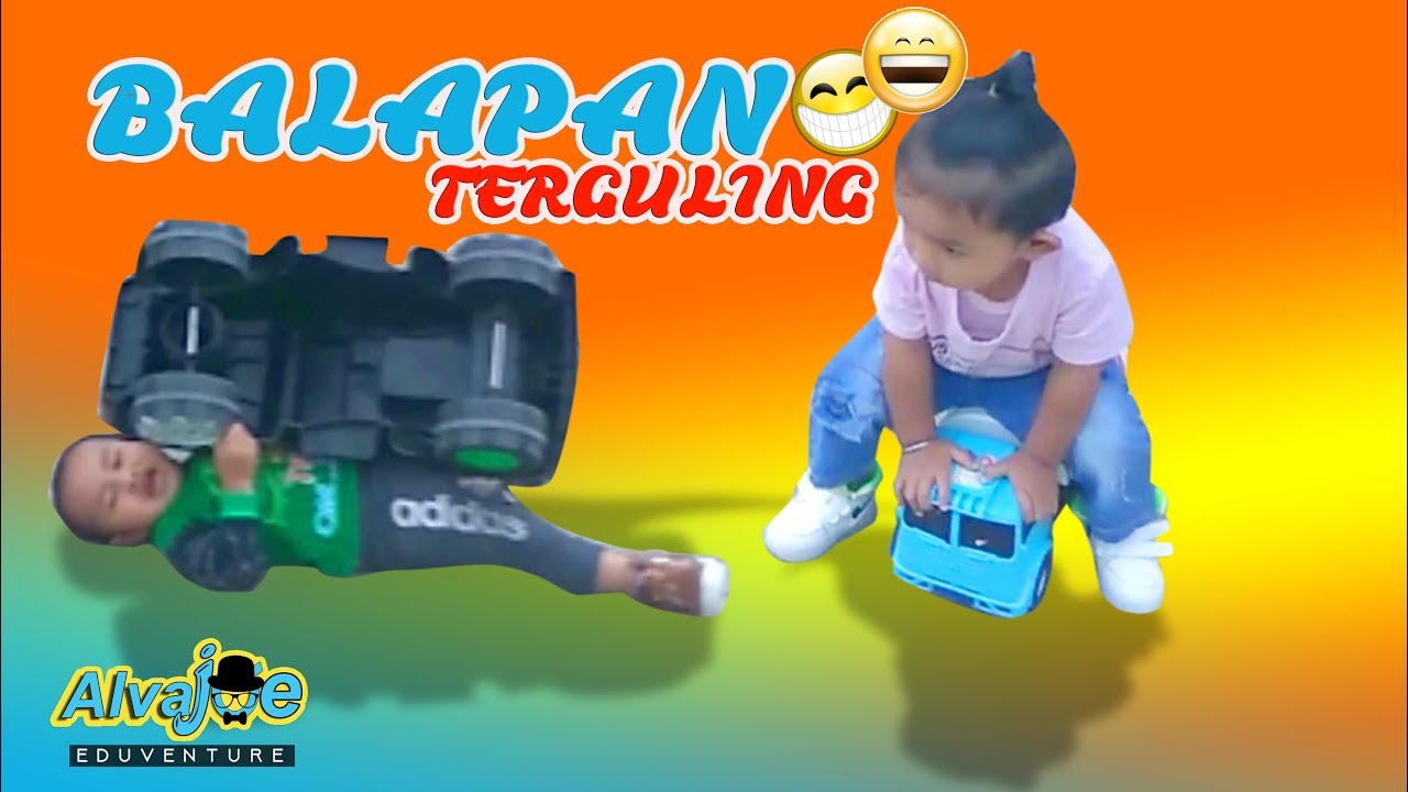 Video Mainan  Anak Lucu  Main Balapan Mobil Mobilan Truk  