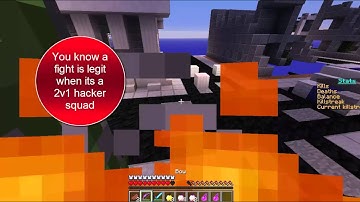 Getting 2v1d by hackers on Lichcraft KitPVP