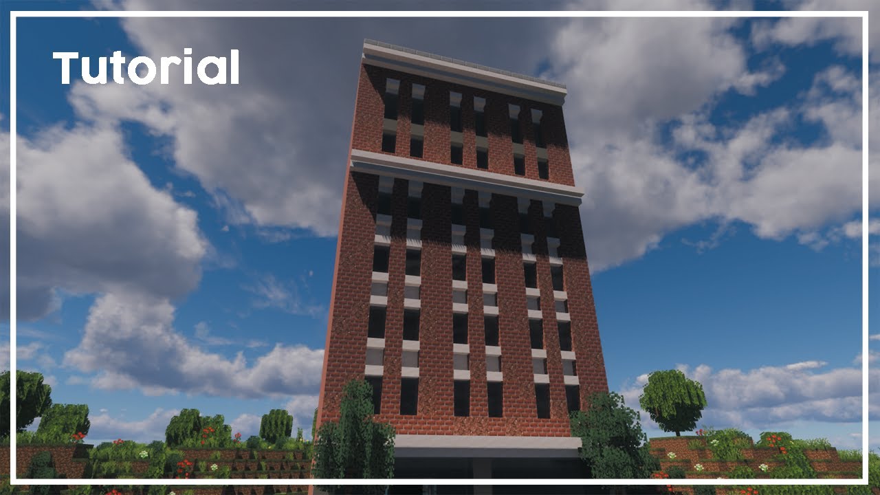 How to make an office/apartment building [Minecraft Tutorial] - YouTube