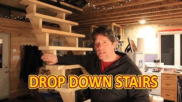 Building Pull-Down Loft Stairs at the Off Grid Cabin