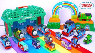 Thomas & Friends Track Toys Collection Asmr Rainbow Trains And Roundhouse Playsetfull Episode