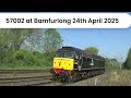 57002 at Bamfurlong - 24th April 2025