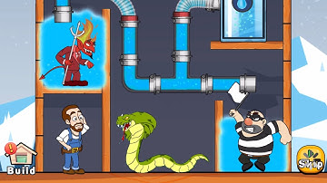 home pipe rescue - water puzzle All New Levels Gameplay Android, iOS gameplay levels 27665 - 27702