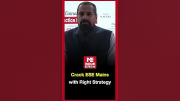 Crack ESE mains with right strategy | Conventional Practice Program |By Rohit Tripathi Sir MADE EASY