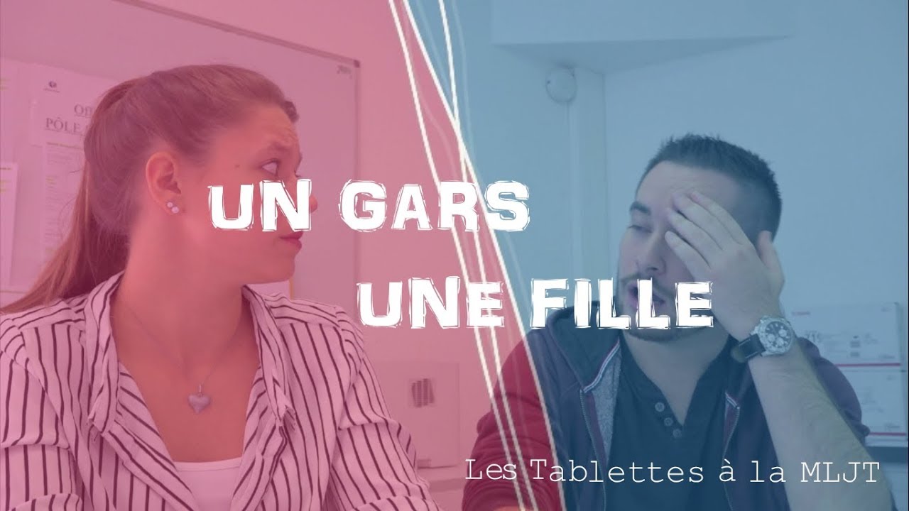 Montage Vidéo Un Gars Une Fille Gratuit Un gars Une fille, les tablettes à la MLJT - YouTube