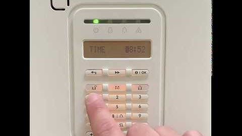 Guardall Security Systems - How To Change The Date And Time On A Visonic Powermaster