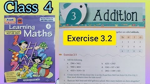 Exercise 3.2 - Addition