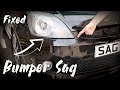 Fixing Bumper Sag Panel Gap Issues On A MK6 Fiesta ST150 - Episode 42